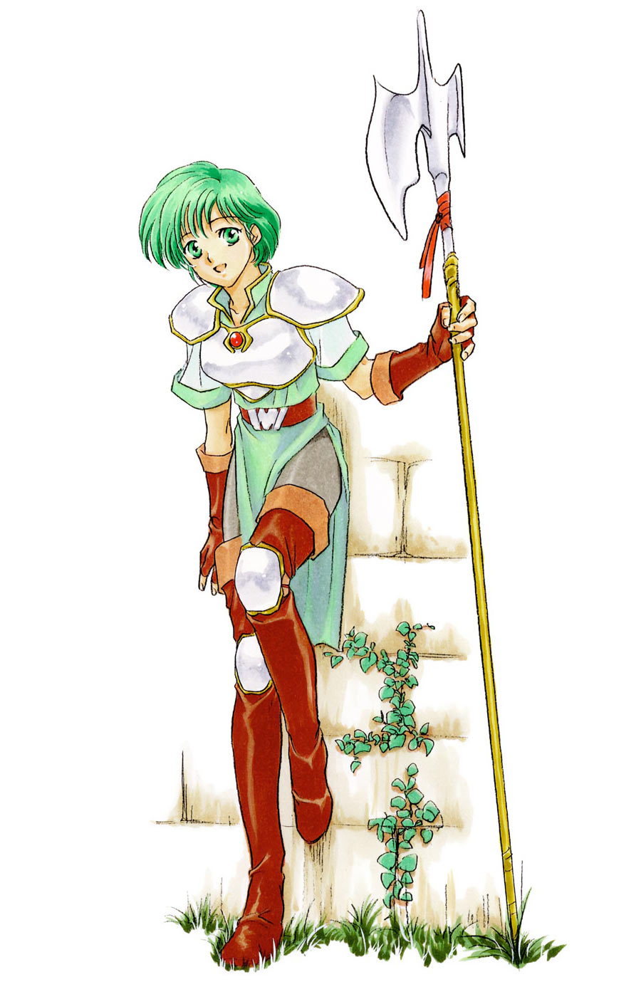 Karin Art from Fire Emblem: Thracia 776