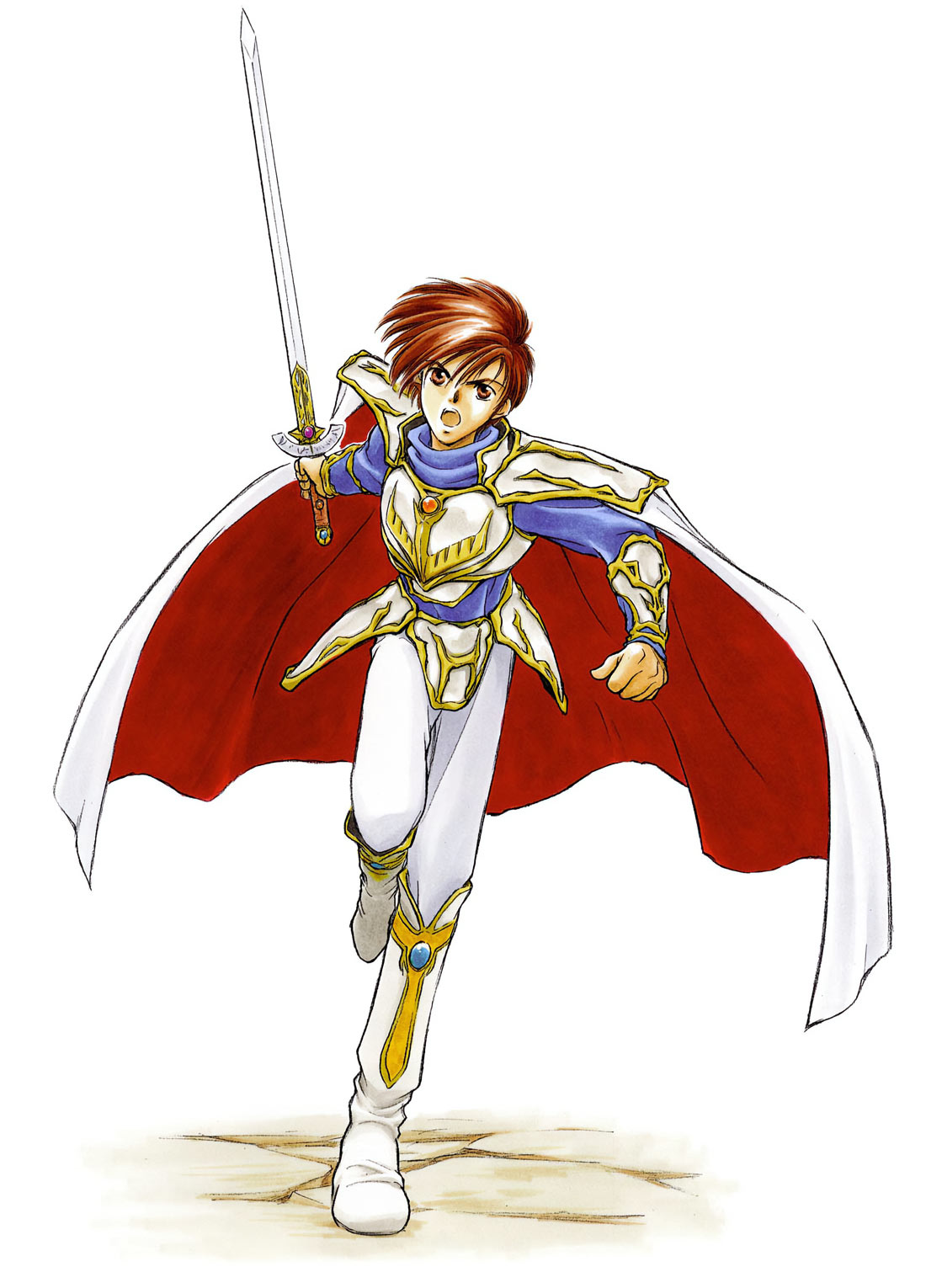 Leif Art from Fire Emblem: Thracia 776