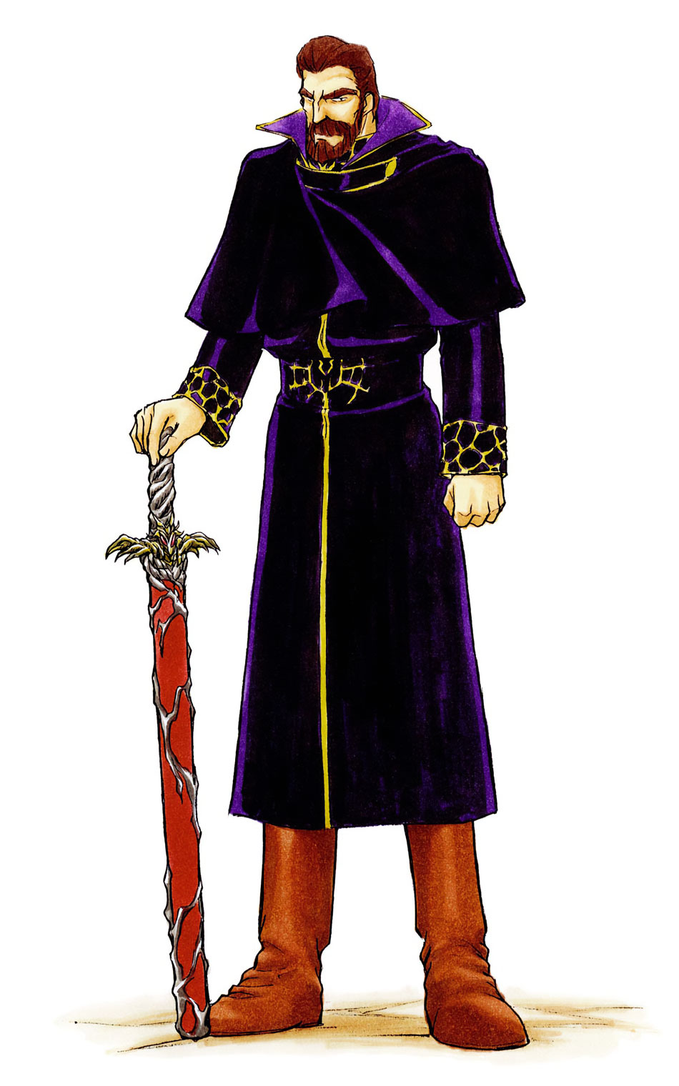 Raydrik Art from Fire Emblem: Thracia 776