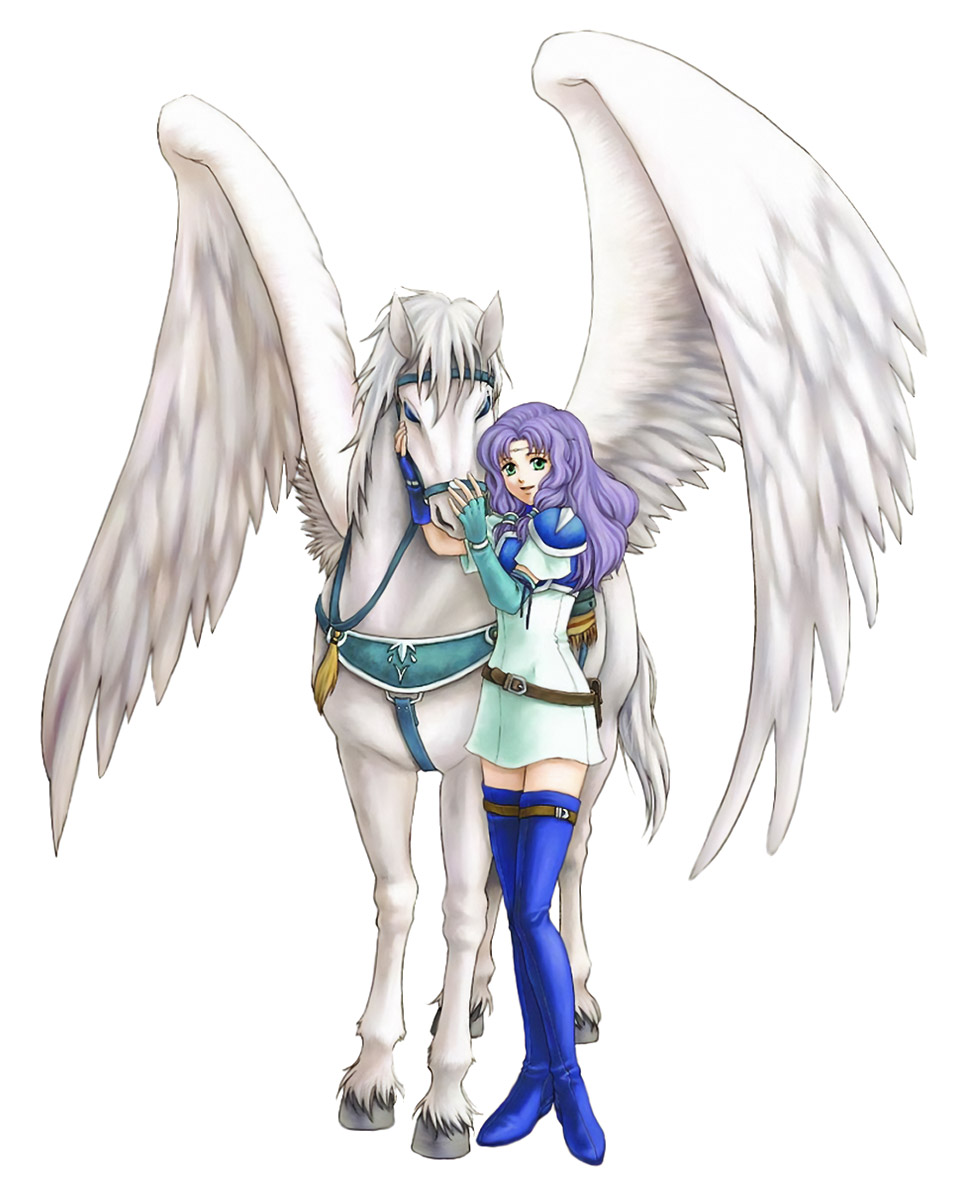 Florina Art from Fire Emblem: The Blazing Blade