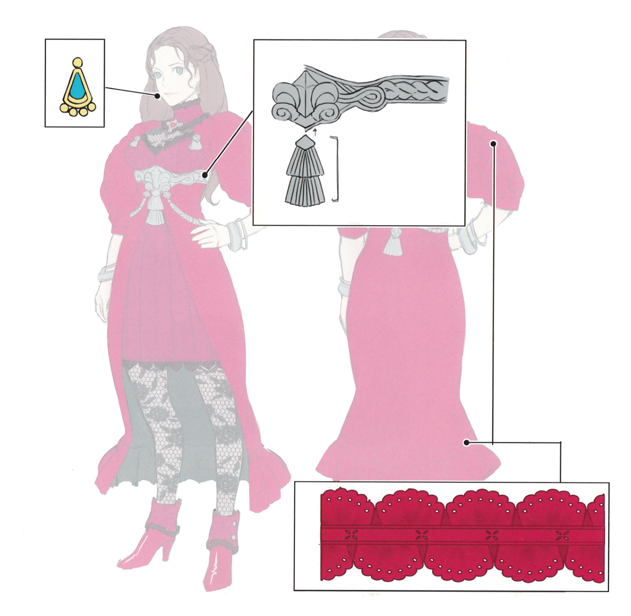 Dorothea Concept Artwork from Fire Emblem Warriors: Three Hopes