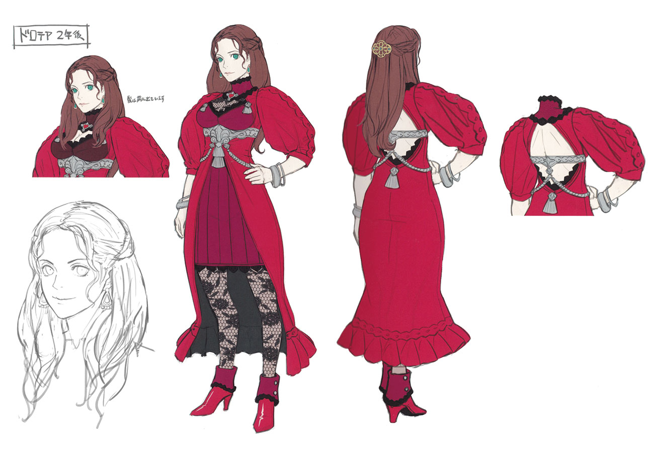 Dorothea Concept Art from Fire Emblem Warriors: Three Hopes