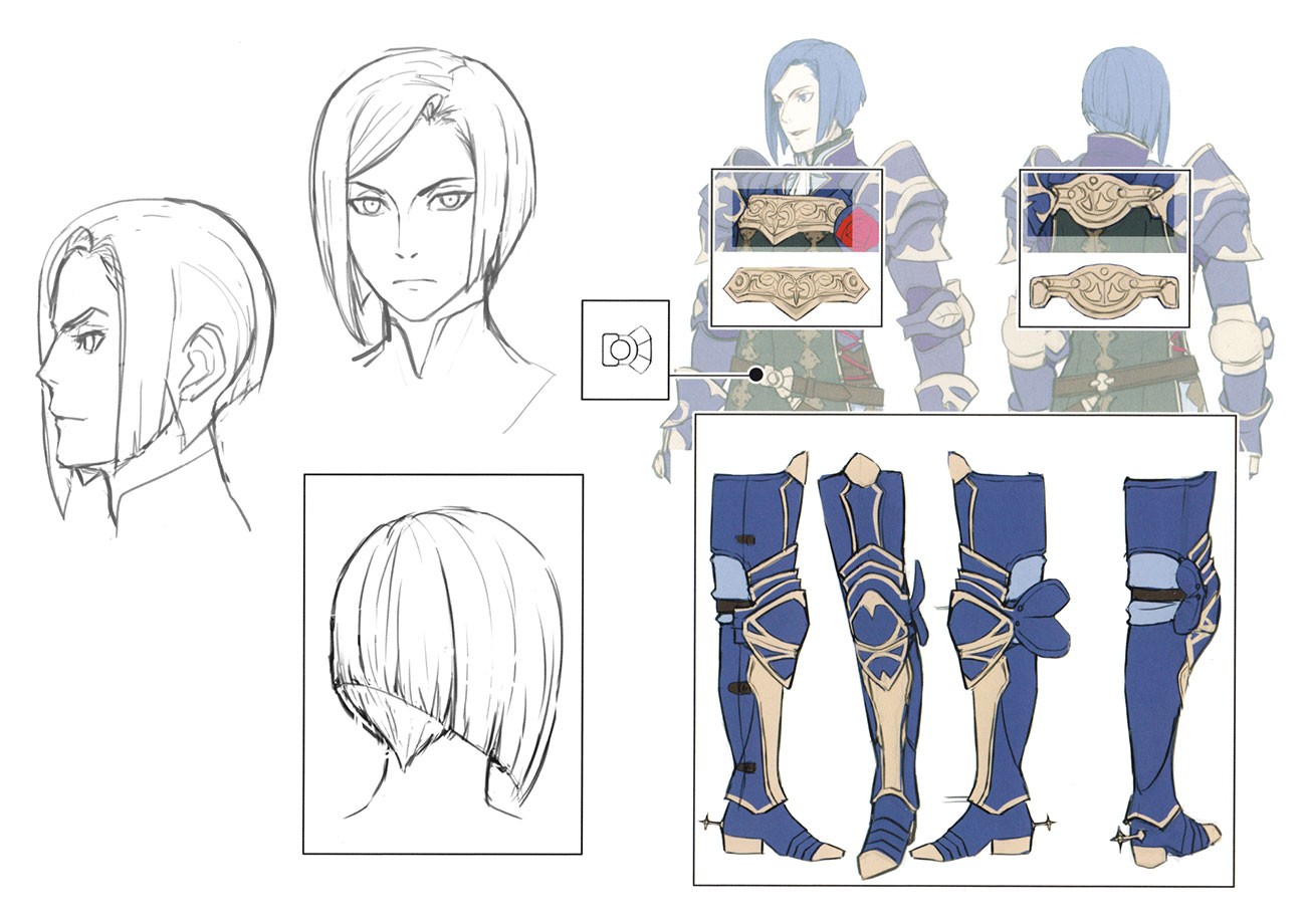 Lorenz Concept Artwork from Fire Emblem Warriors: Three Hopes