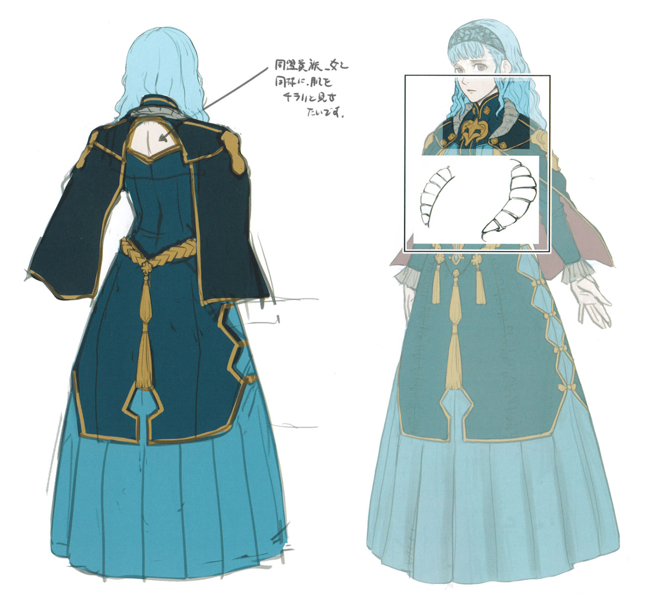 Marianne Concept Artwork from Fire Emblem Warriors: Three Hopes