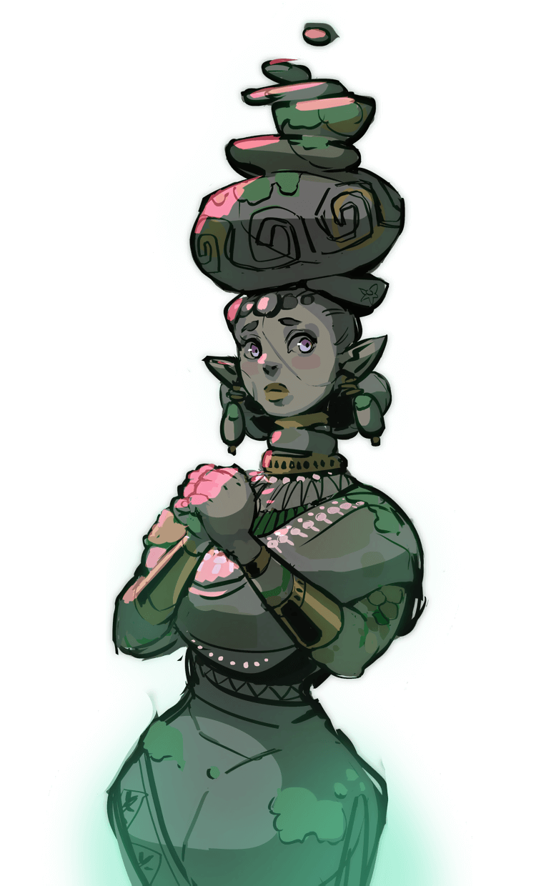 Echo Early Art from Hades II