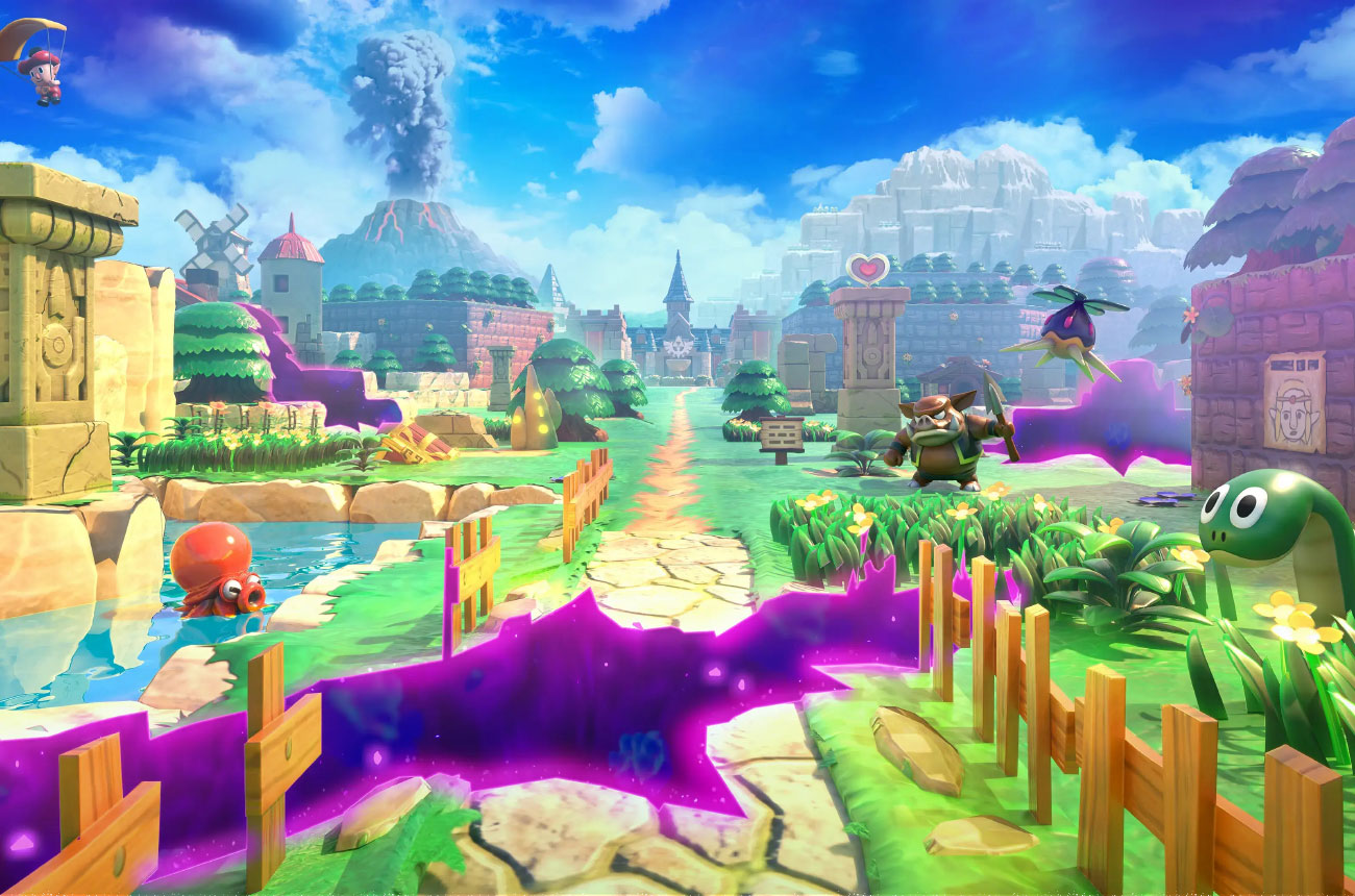 Key Art Background from The Legend of Zelda: Echoes of Wisdom