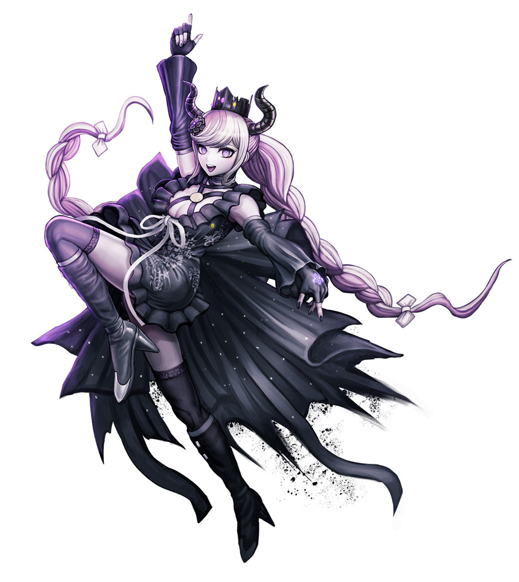 Shinigami Humanoid Form Art from Master Detective Archives: Rain Code