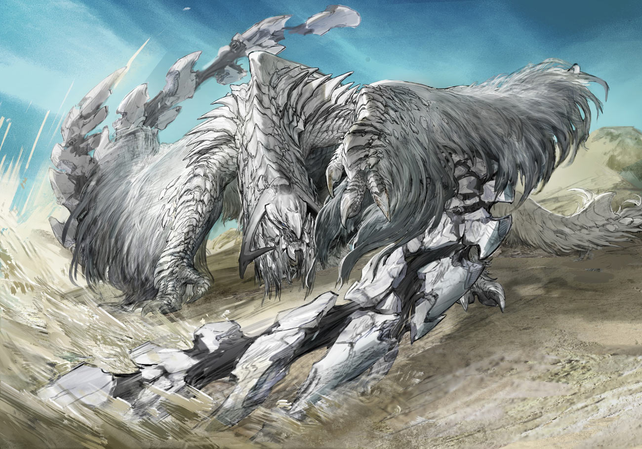 Arkveld Concept Artwork from Monster Hunter Wilds