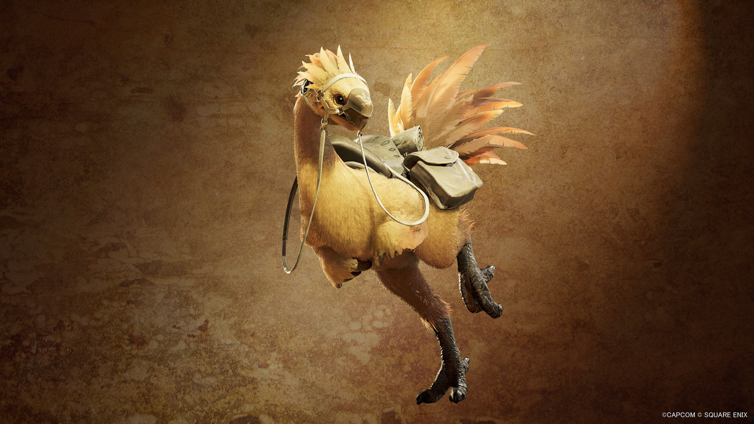 Chocobo Seikret Armor Art from Monster Hunter Wilds