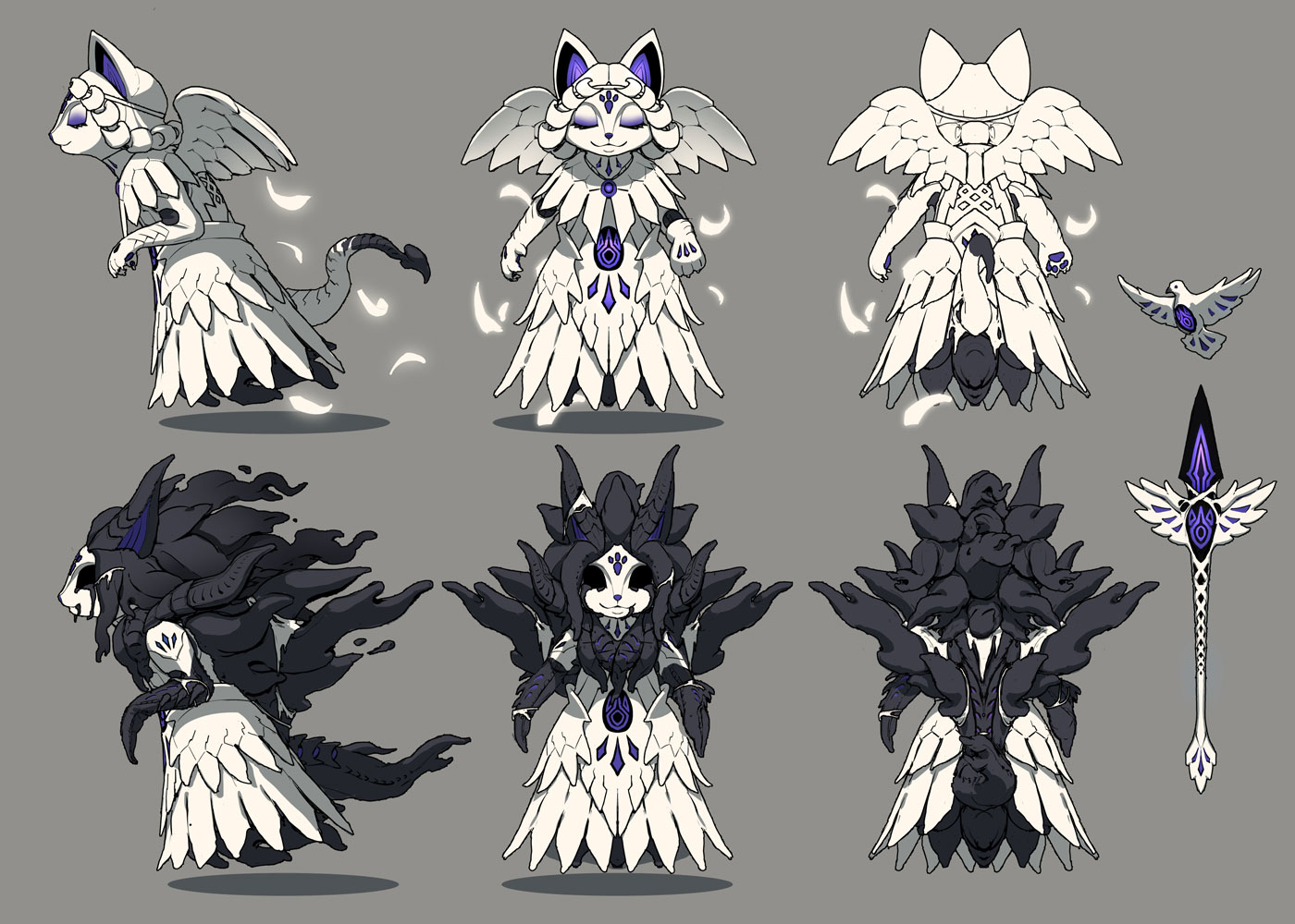 Felyne Numinous Alpha Set Art from Monster Hunter Wilds