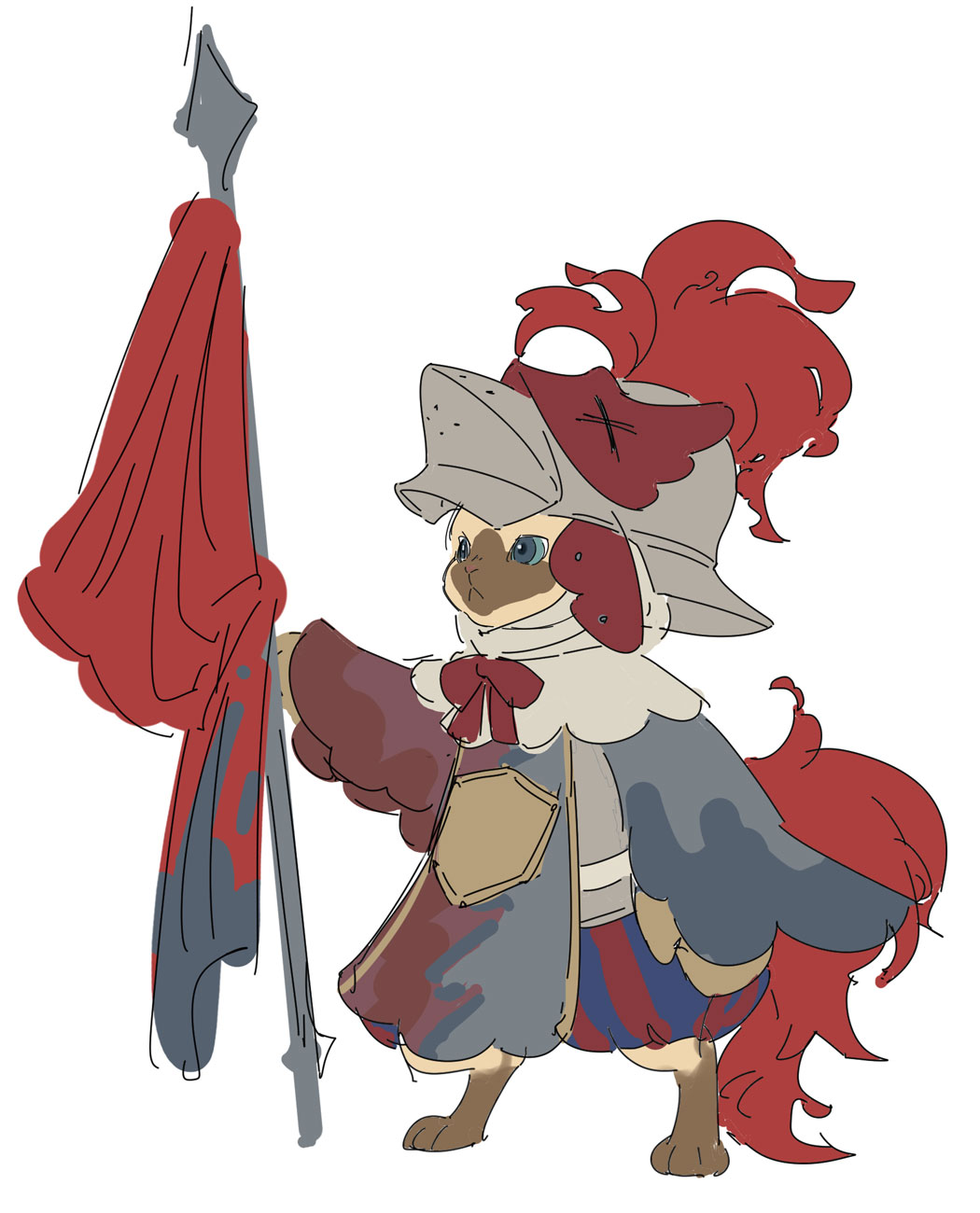 Felyne Quematrice Set Art from Monster Hunter Wilds