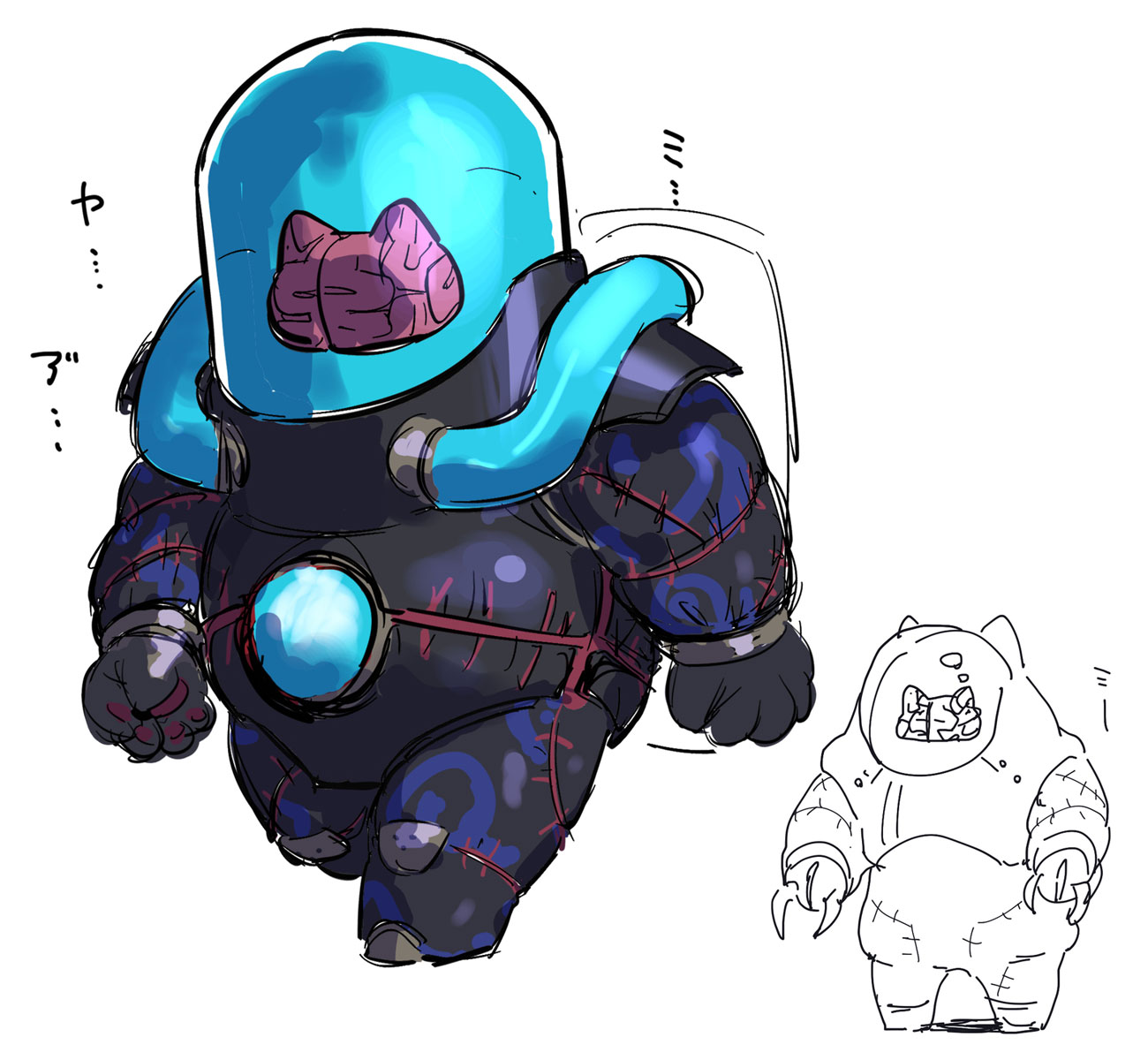 Felyne Rompopolo Set Art from Monster Hunter Wilds