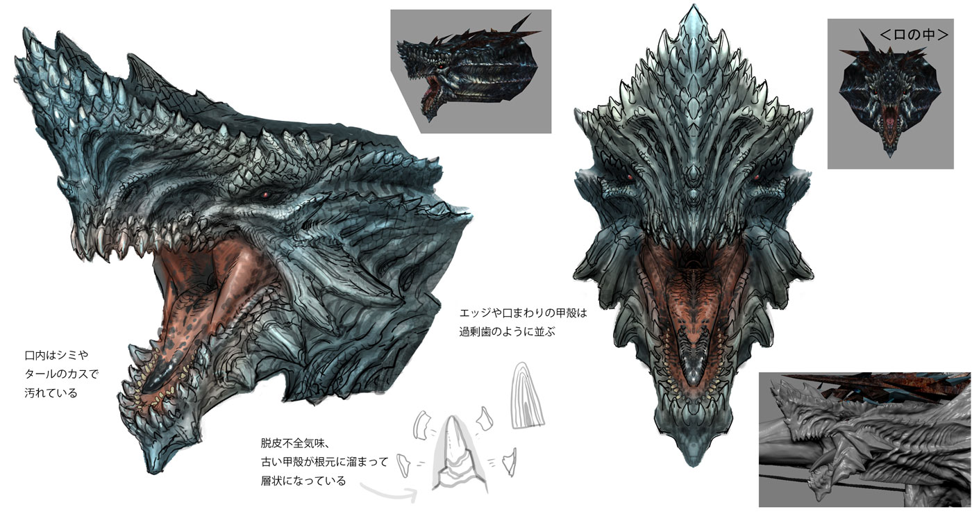 Gogmazios Concept Art from Monster Hunter Wilds