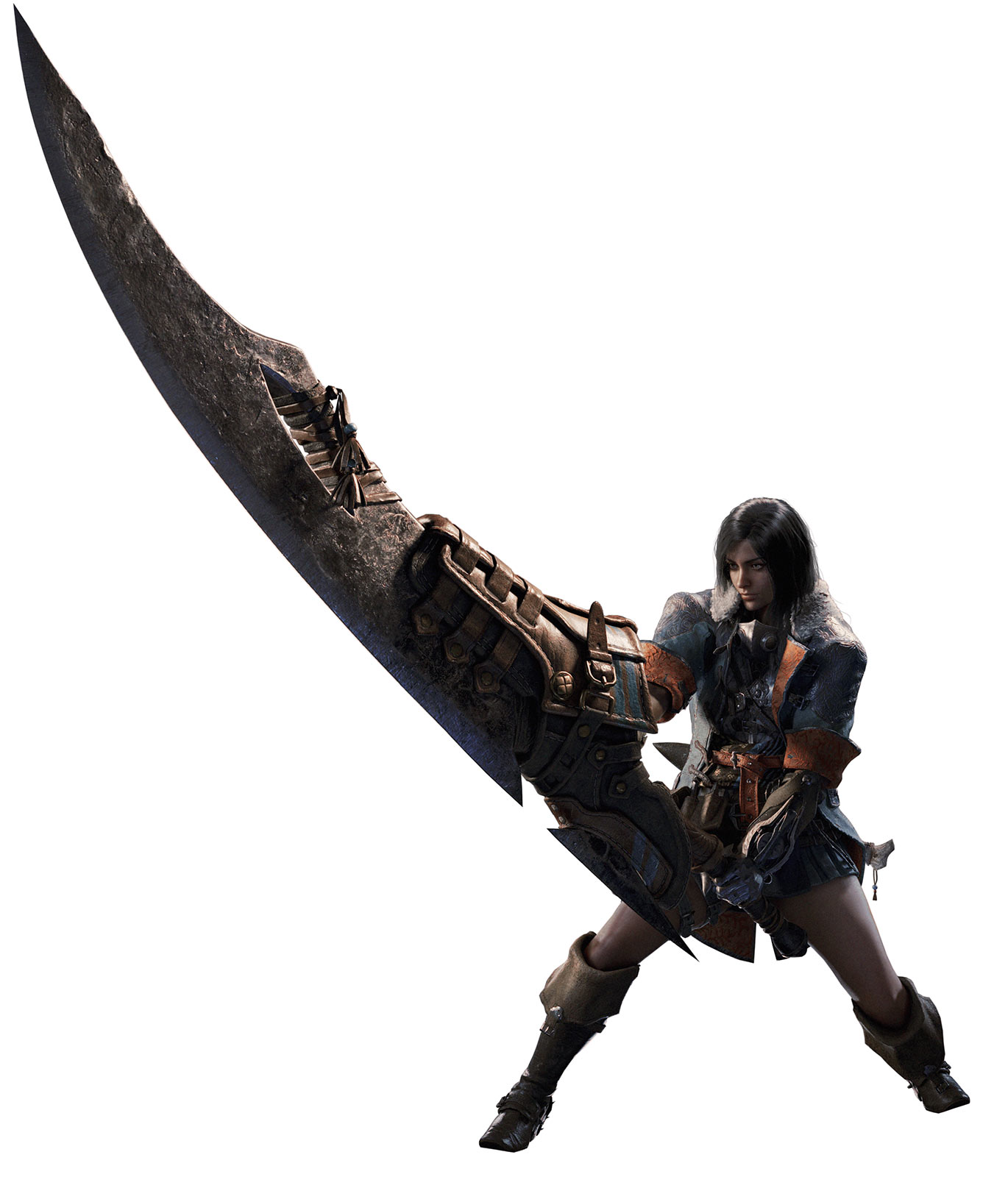 Great Sword (Female) Art from Monster Hunter Wilds