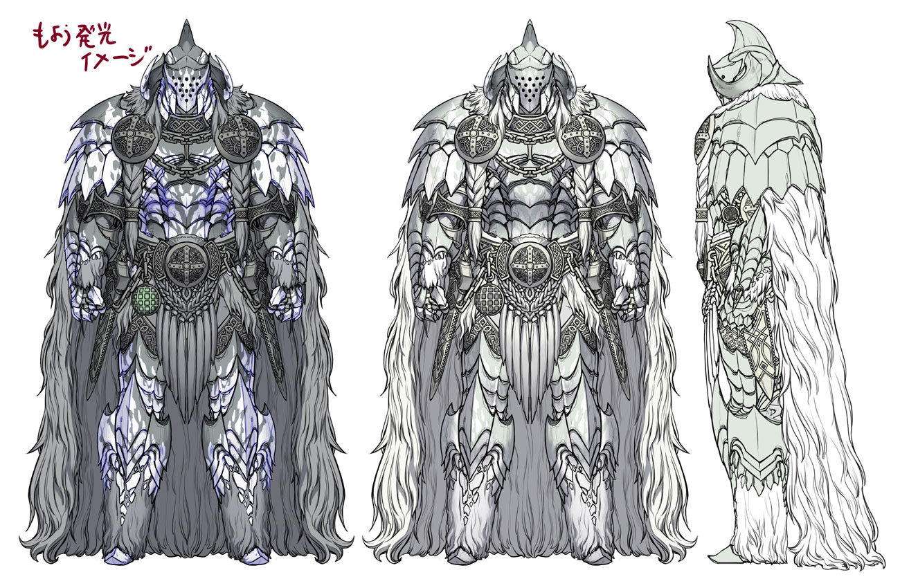 Guardian Arkveld Armor Set (Male) Art from Monster Hunter Wilds