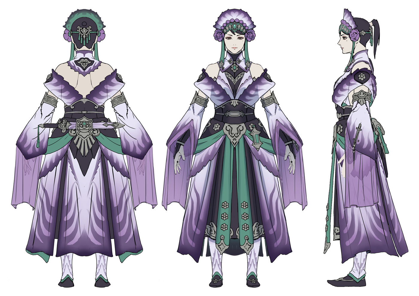 Hirabami Armor Set (Female) Art from Monster Hunter Wilds