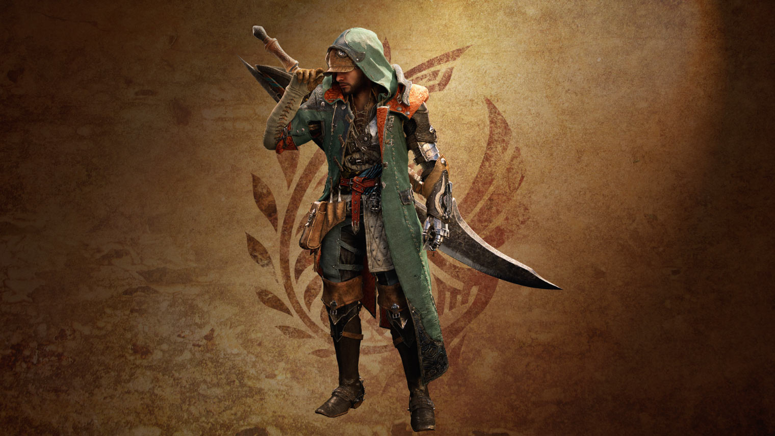 Male Hunter Artwork from Monster Hunter Wilds