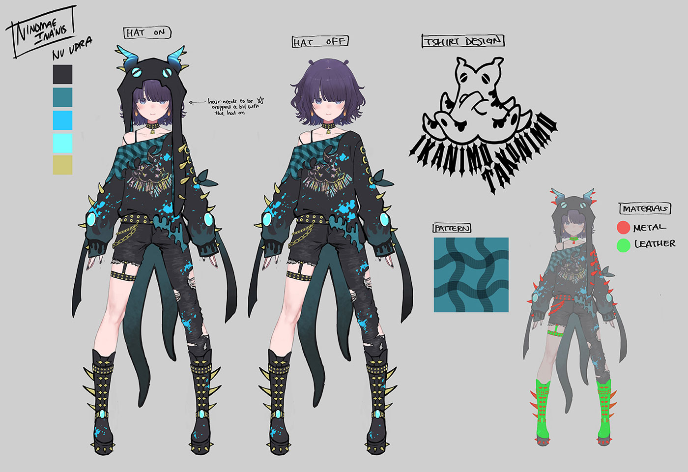 Ninomae Inanis's Nu Udra Outfit Art from Monster Hunter Wilds