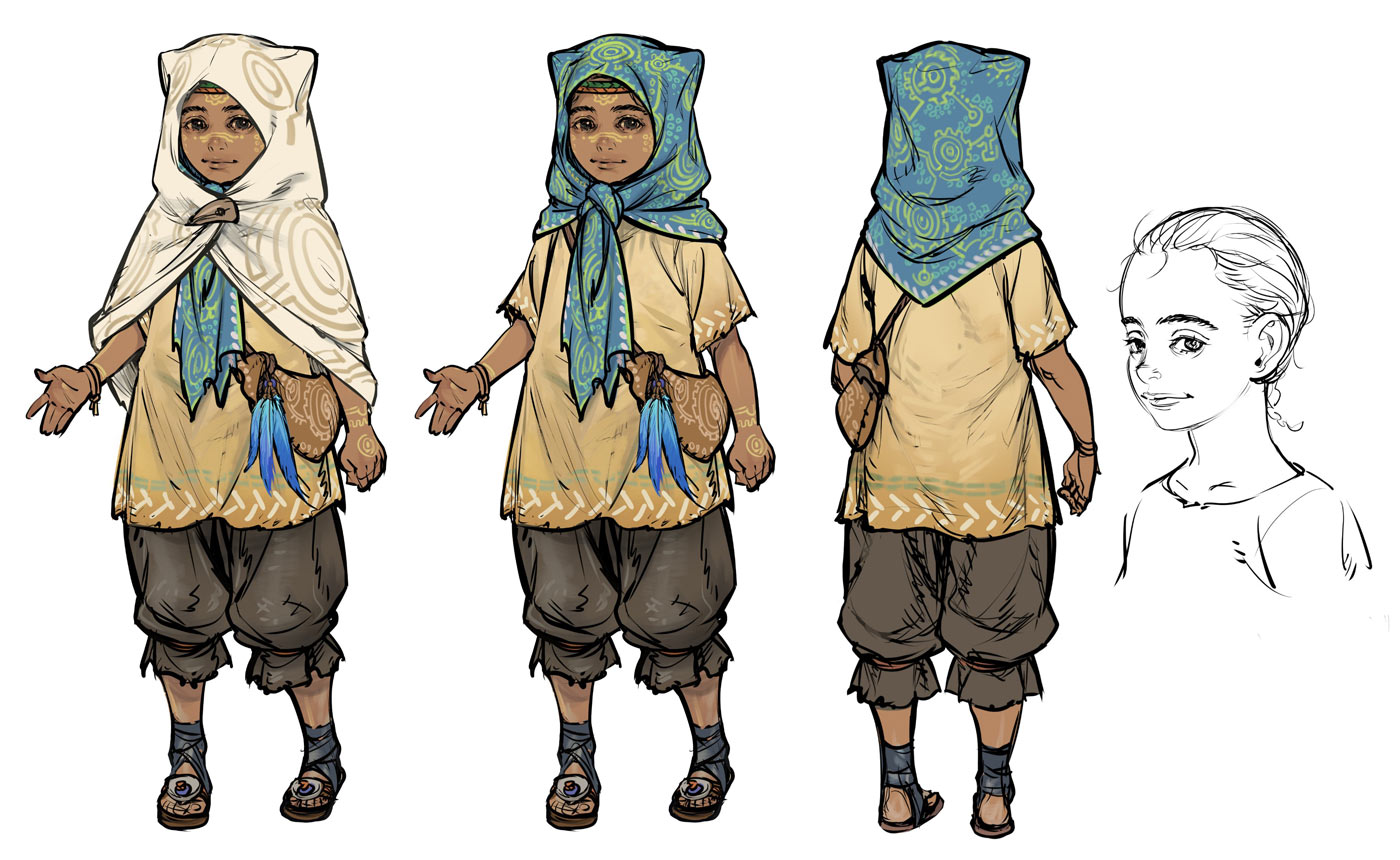 Nona Concept Art from Monster Hunter Wilds