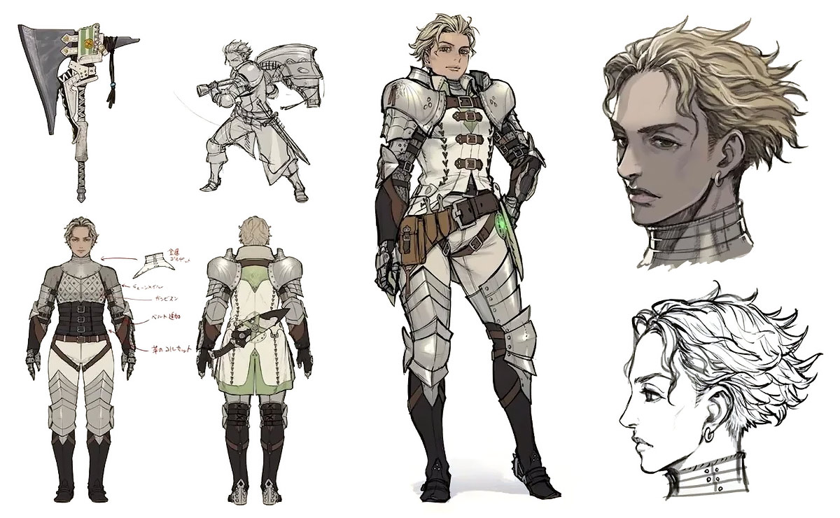Olivia Concept Art from Monster Hunter Wilds