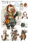Support Desk Felyne Concept Art