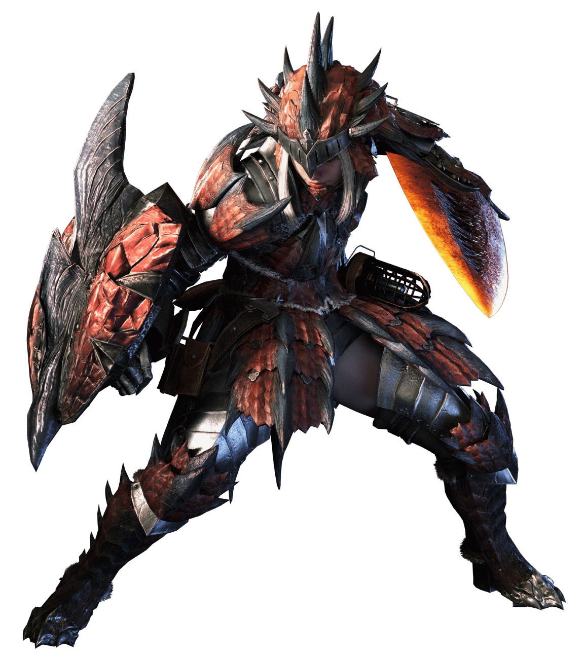 Sword and Shield (Female) Art from Monster Hunter Wilds
