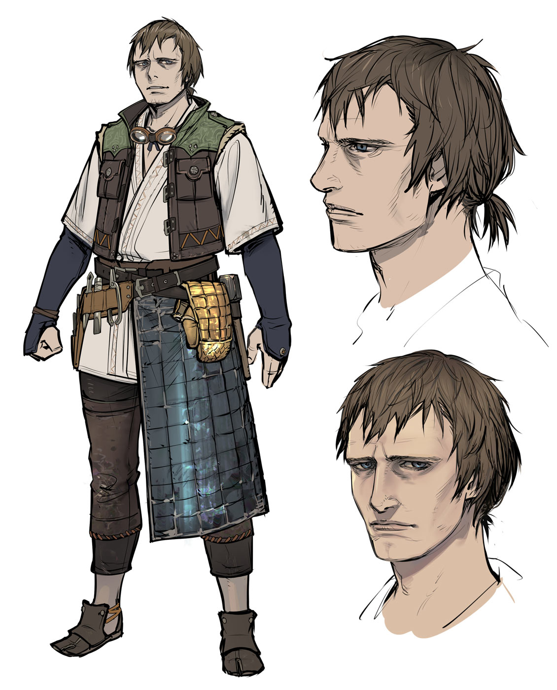 Werner Concept Artwork from Monster Hunter Wilds