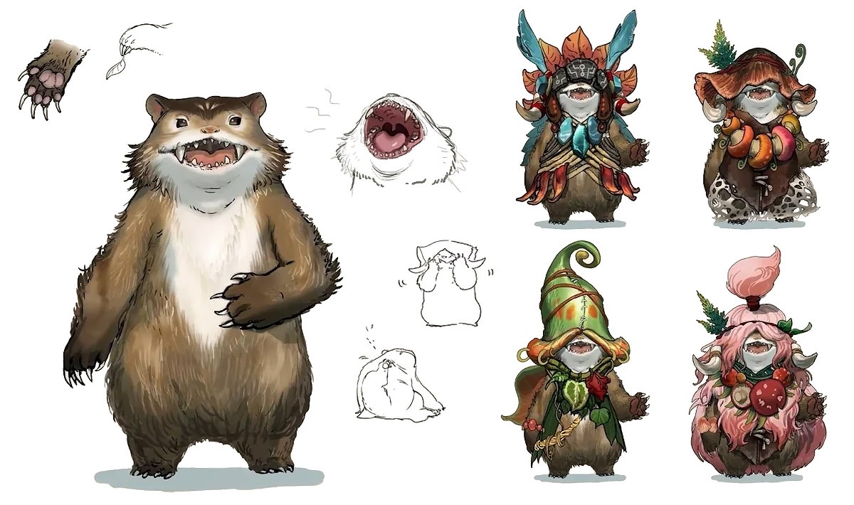 Wudwud Concept Art from Monster Hunter Wilds