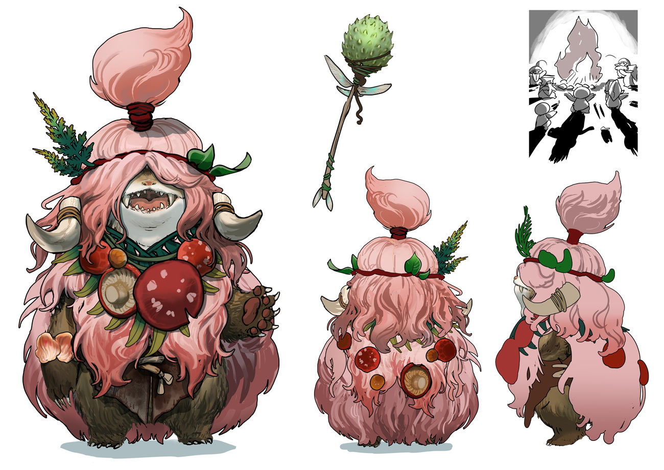 Wudwud Concept Artwork from Monster Hunter Wilds