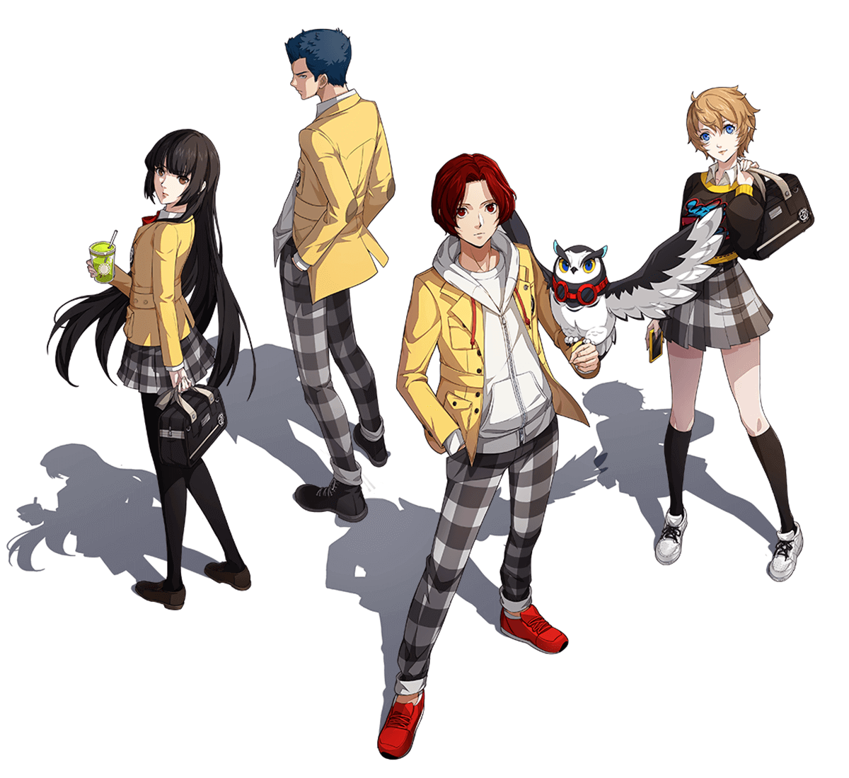 Main Characters Art from Persona 5: The Phantom X