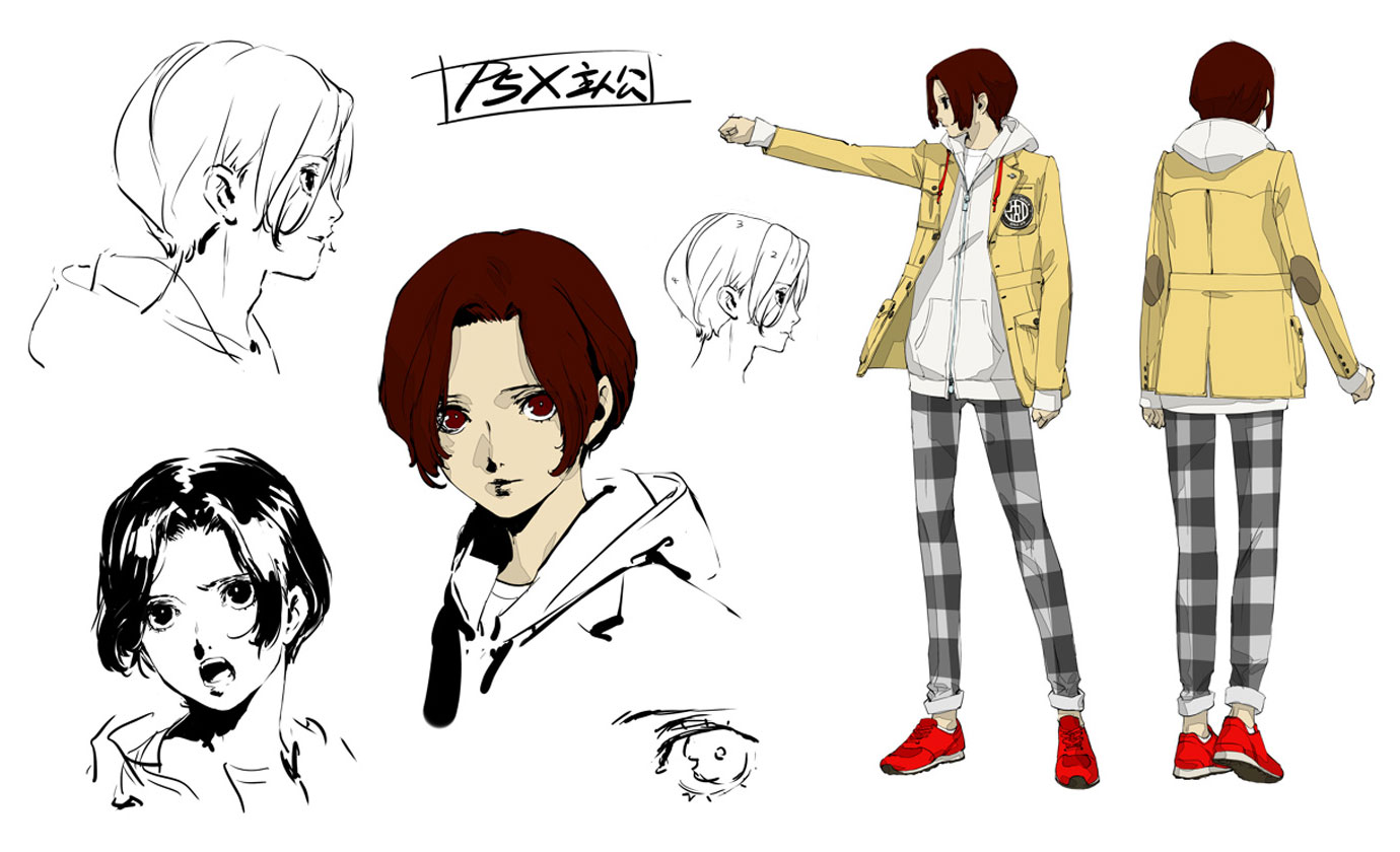 Protagonist Concept Art from Persona 5: The Phantom X