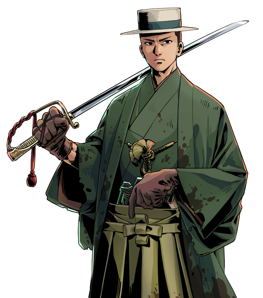 Denjiro Art from Penny Blood: Hellbound