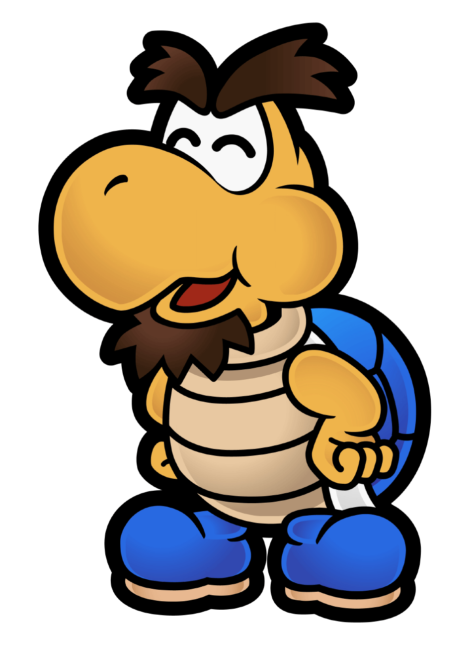 Koopley Art from Paper Mario: The Thousand-Year Door