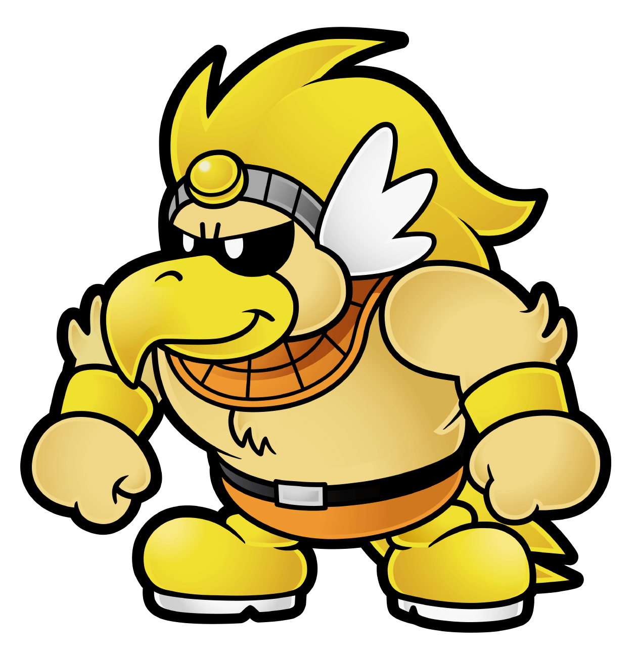 Rawk Hawk Art from Paper Mario: The Thousand-Year Door