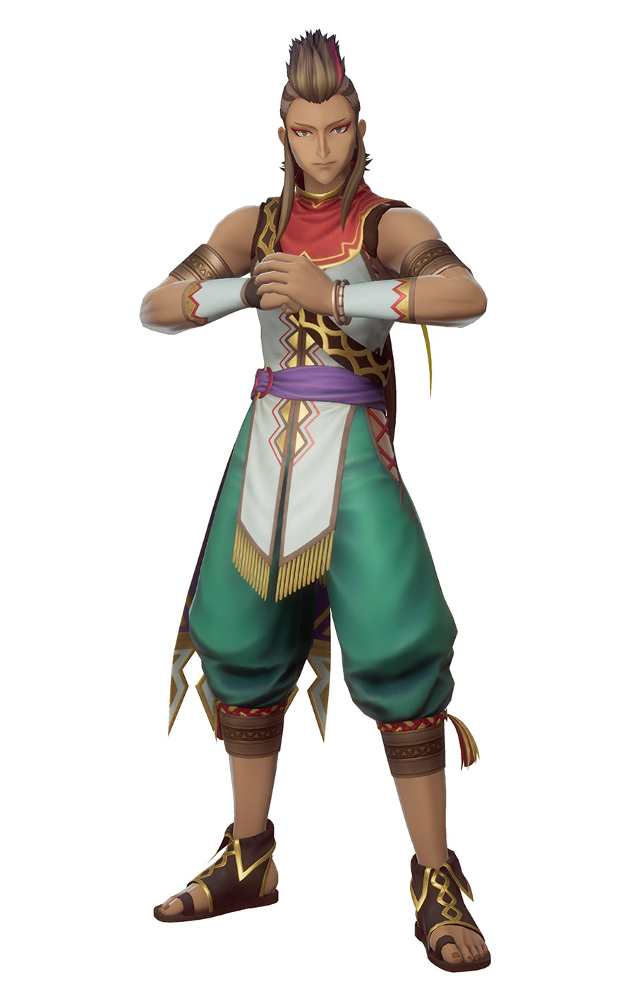 Hunter Hamba Art from Romancing SaGa 2: Revenge of the Seven