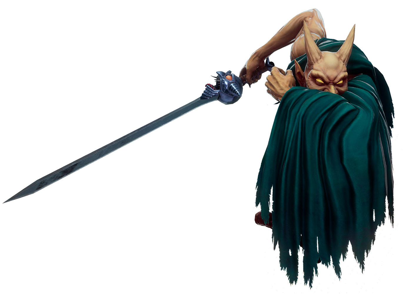 Kzinssie First Form Art from Romancing SaGa 2: Revenge of the Seven