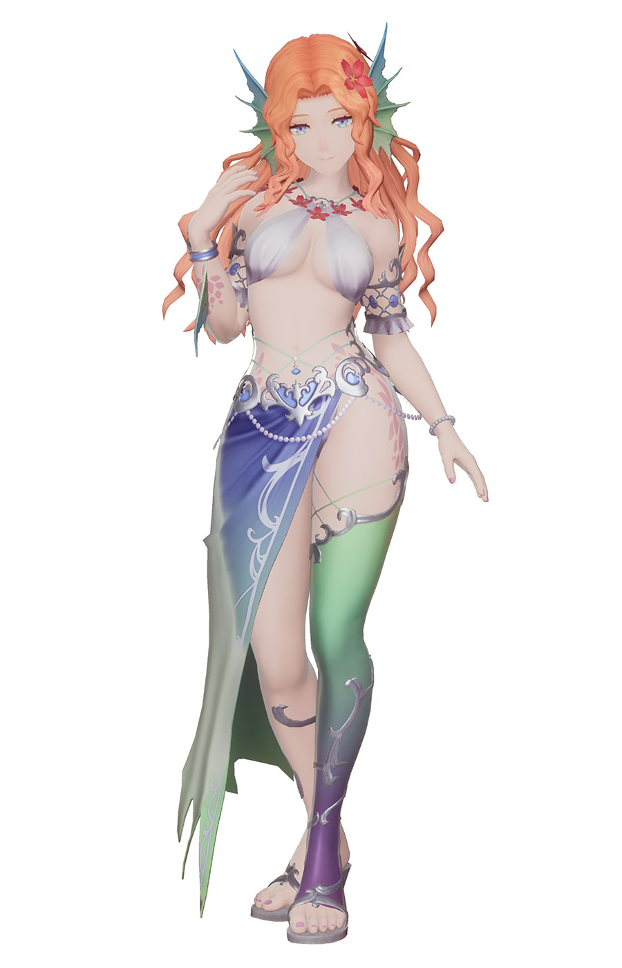 Nereid Thetis Art from Romancing SaGa 2: Revenge of the Seven