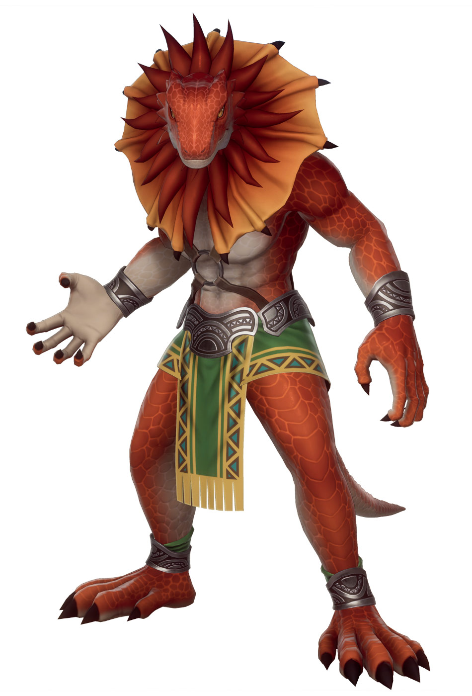 Salamander Kelude Art from Romancing SaGa 2: Revenge of the Seven