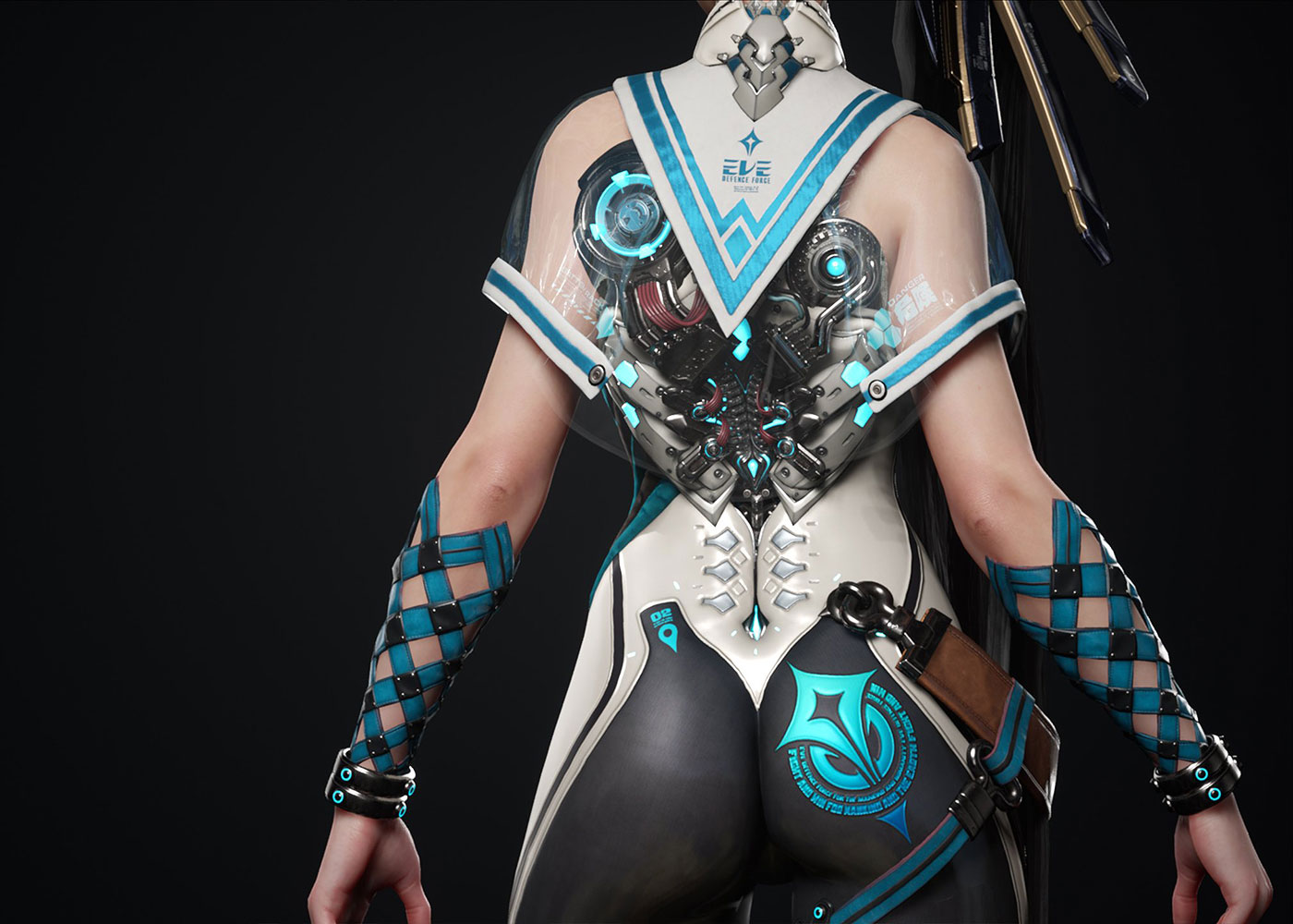 Eve Backside Render from Stellar Blade
