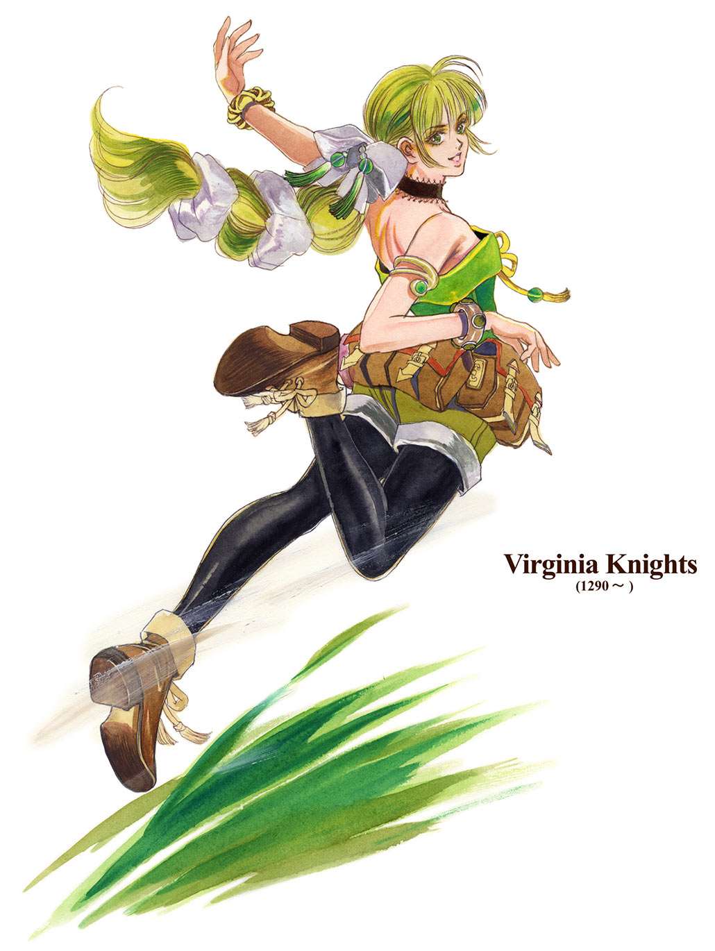 Virginia Knights Art from SaGa Frontier 2