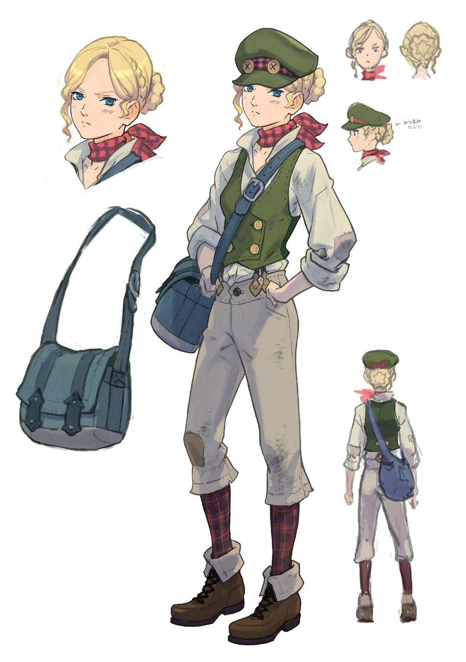 Gina Lestrade Art from The Great Ace Attorney Chronicles