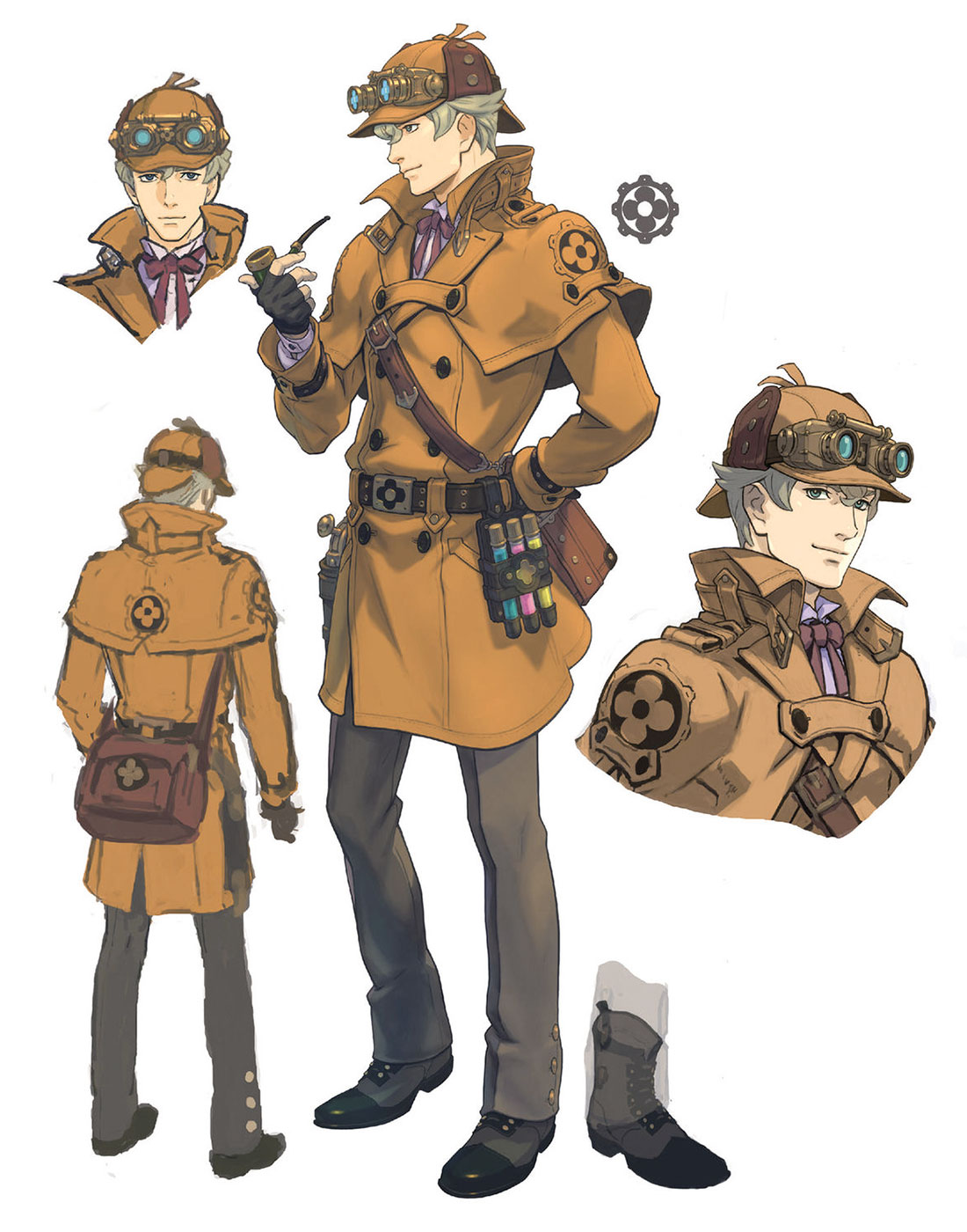 Herlock Sholmes Art from The Great Ace Attorney Chronicles