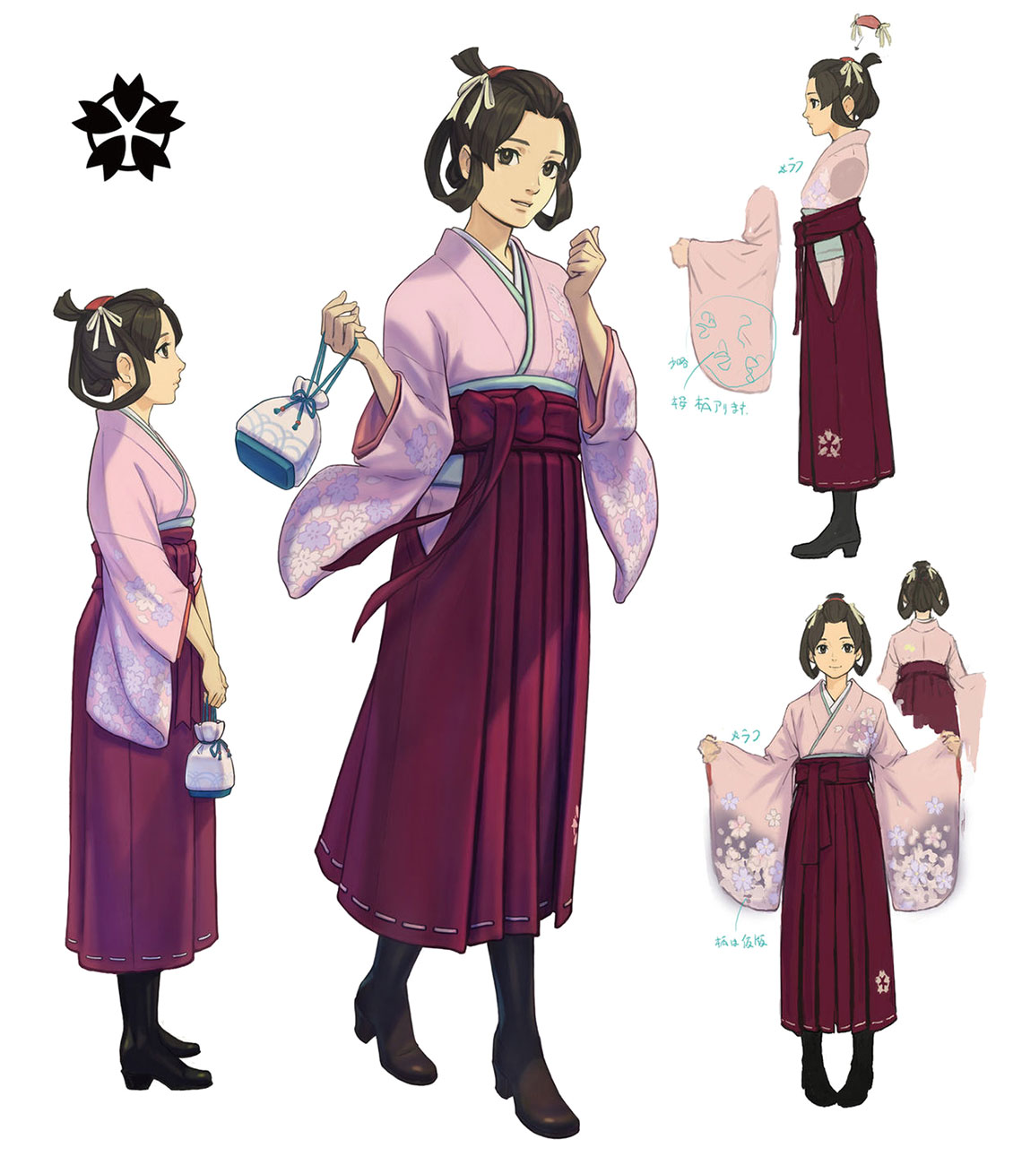 Susato Mikotoba Artwork from The Great Ace Attorney Chronicles