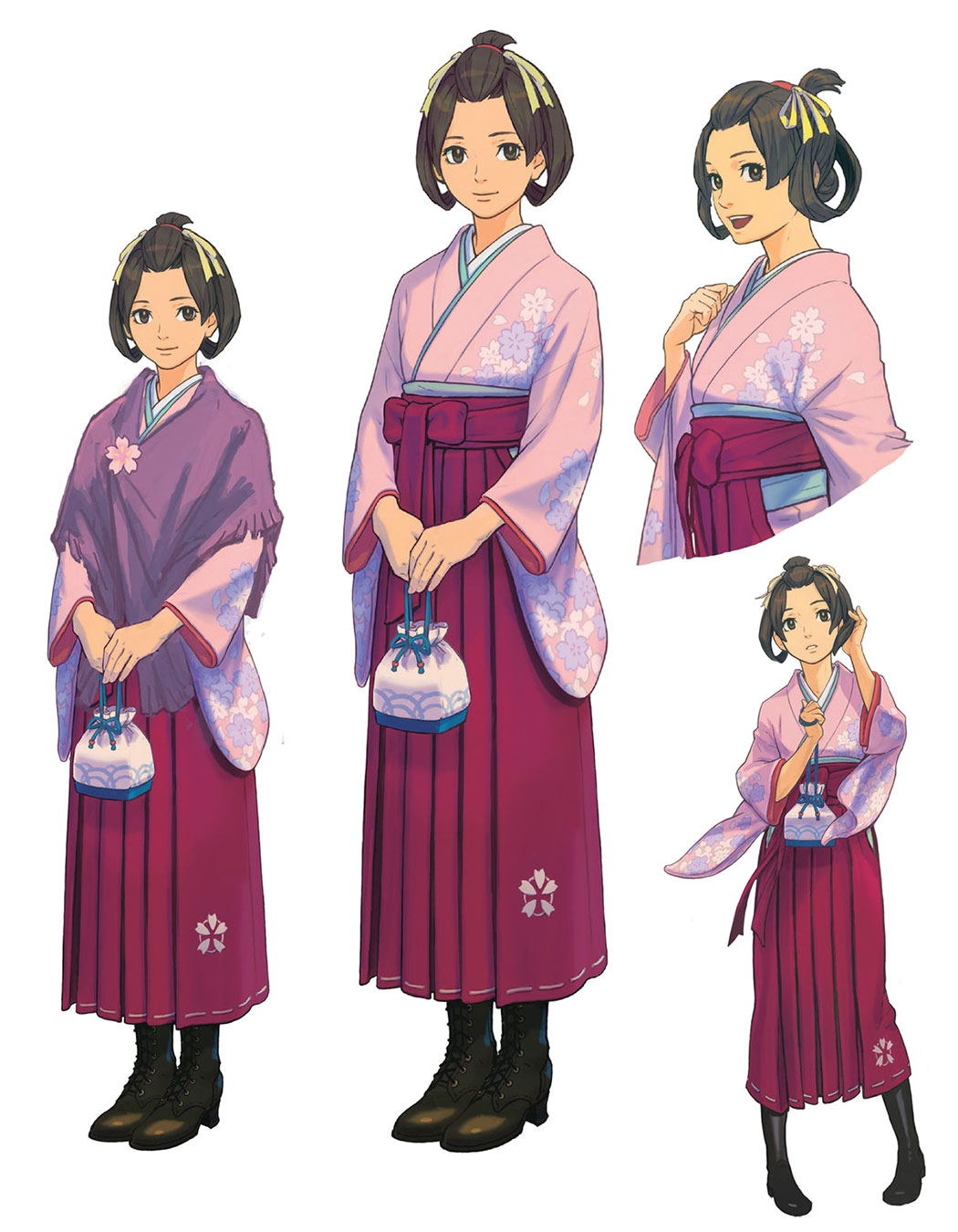 Susato Mikotoba Art from The Great Ace Attorney Chronicles