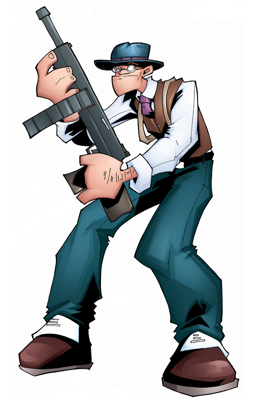 Jake Fenton Art from TimeSplitters 2