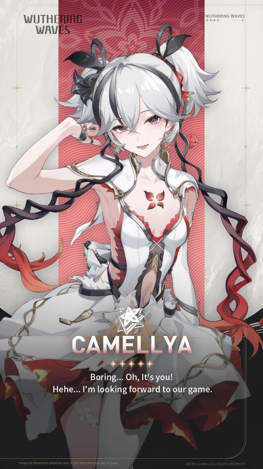 Camellya Card Art from Wuthering Waves