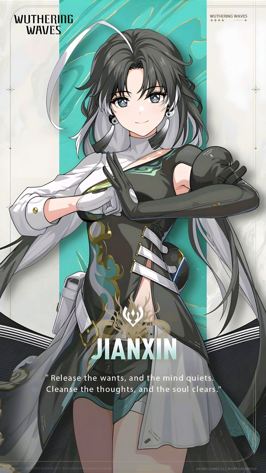Jianxin Card Art from Wuthering Waves