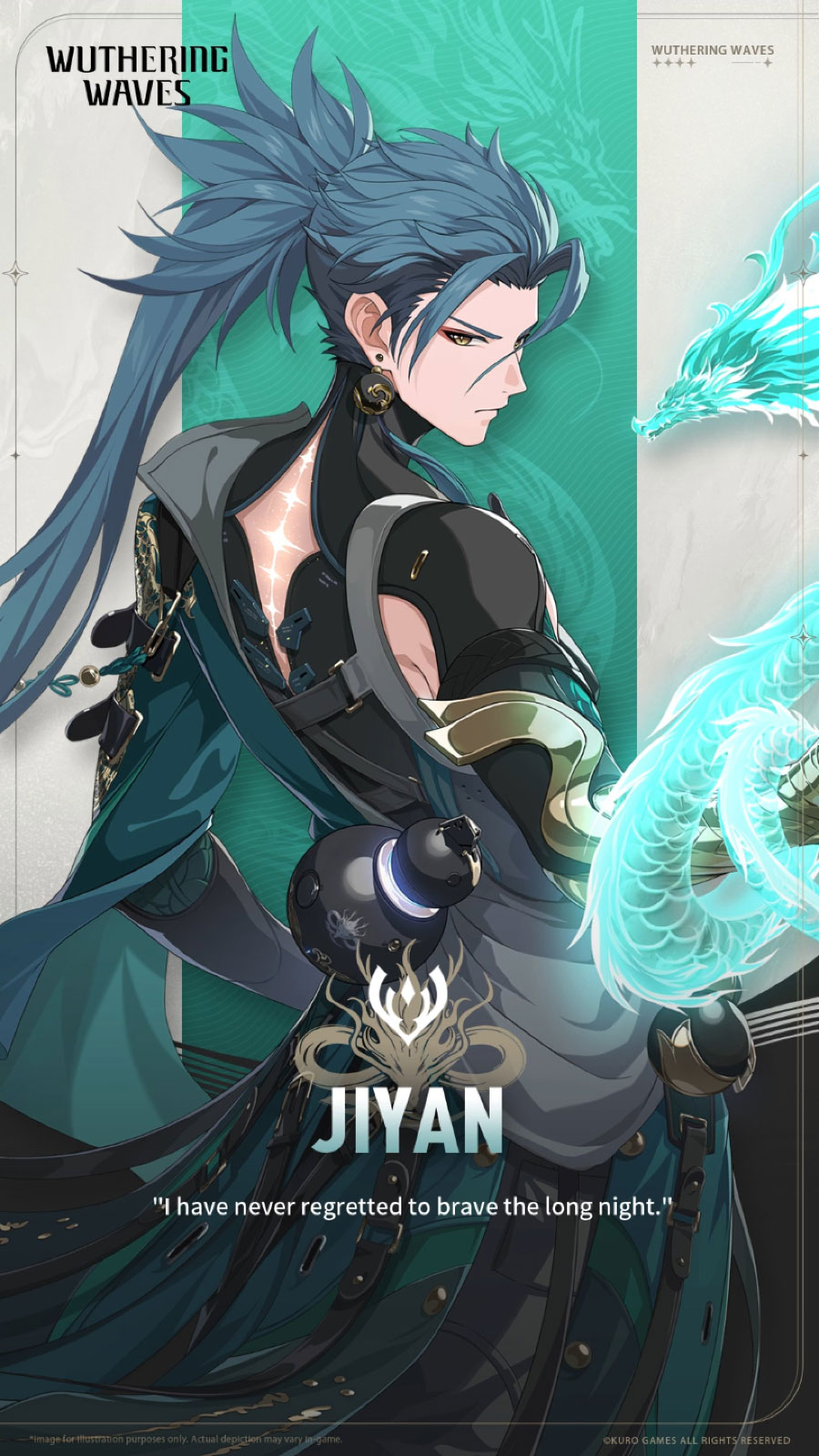 Jiyan Card Art from Wuthering Waves