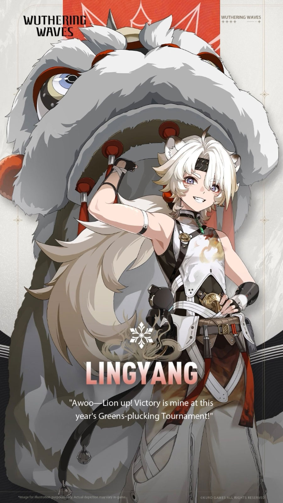 Lingyang Card Art from Wuthering Waves