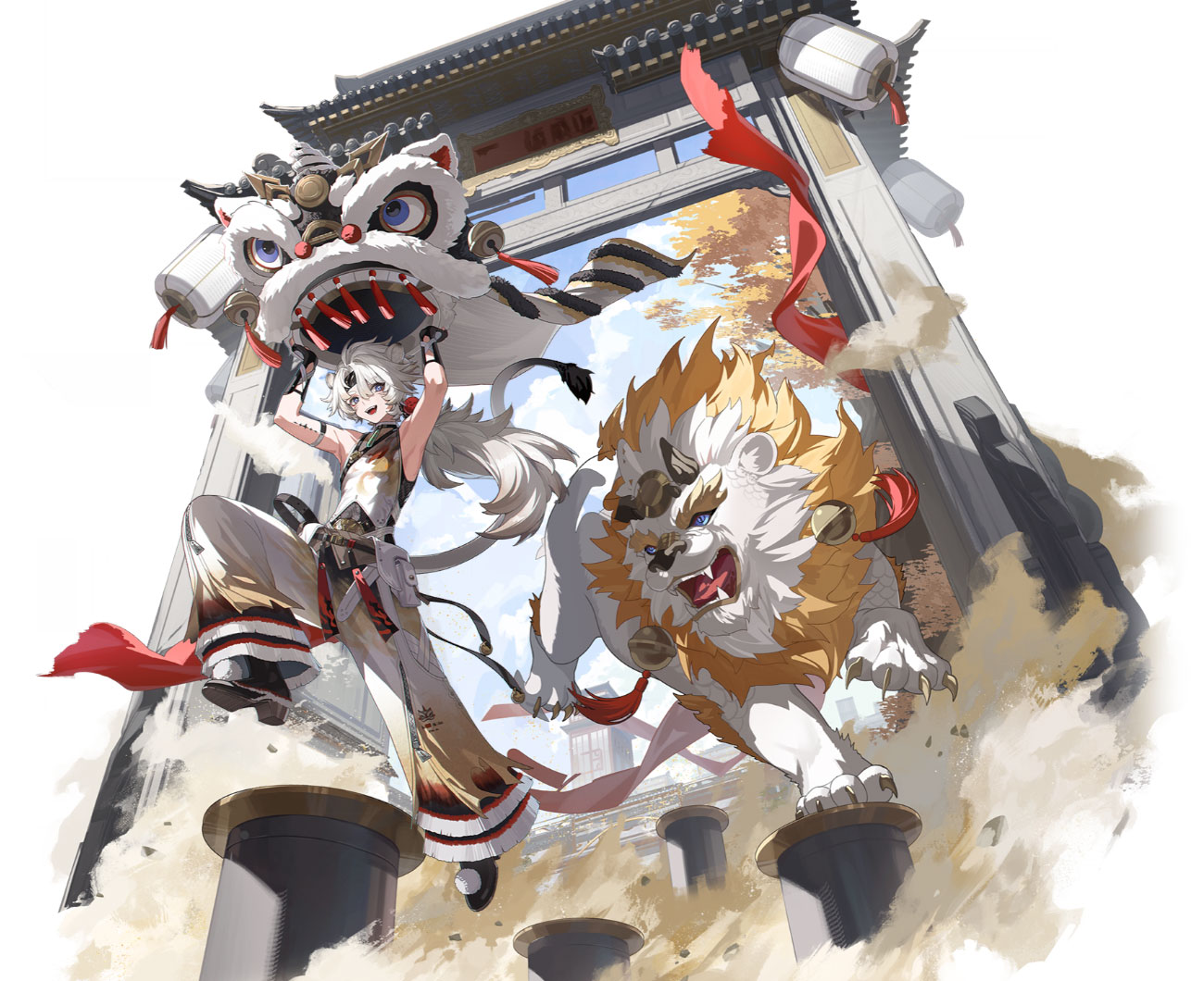 Lingyang Splash Art from Wuthering Waves